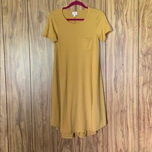 XS Mustard Lularoe Carly